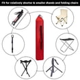 thumbnail image 6 of 2Pcs Folding Camp Chair Bag Red Beach Chairs Replacement Foldable Carrying Bags 35.8In Polyester Portable Waterproof Adjustable, 6 of 9