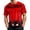 2#Red, variant on IAJDKMEK Men's Halloween Graphic Tee - Short Sleeve Crewneck Lightweight Breathable, Funny Print Summer Shirts for Men, Casual T-Shirts for Party,Light Gray M