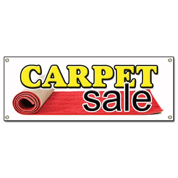CARPET SALE BANNER SIGN  store carpeting sign