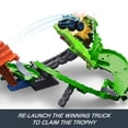 thumbnail image 6 of Hot Wheels Monster Trucks Sharks vs. Dinos Dragon Destruction Playset & 2 Toy Trucks, 6 of 7