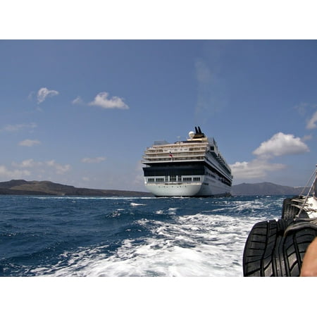 LAMINATED POSTER Cruise Tourism Sea Passenger Ship Mediterranean Poster Print 24 x