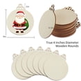 thumbnail image 4 of Adornos Navideños de Madera Fuyit 50 piezas, círculos para manualidades DIY de 10 cm, 4 of 7