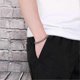 thumbnail image 2 of Stainless Steel Heavy Oval Link Chain 8mm Width Men's Black Chain Bracelet 8 Inch Length, 2 of 5