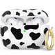 thumbnail image 1 of Estuche lindo con estampado de vaca (negro) para Airpods Pro Estuche rígido (sin perforaciones) Estuche de TPU para estuche de carga Apple AirPods Pro, 1 of 5