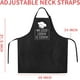 thumbnail image 4 of Funny BBQ Black Chef Aprons for Men, Mr Goodlookin' is Cookin', Adjustable Kitchen Cooking Aprons with Pocket Waterproof Oil Proof Father’s Day/Birthday, 4 of 7