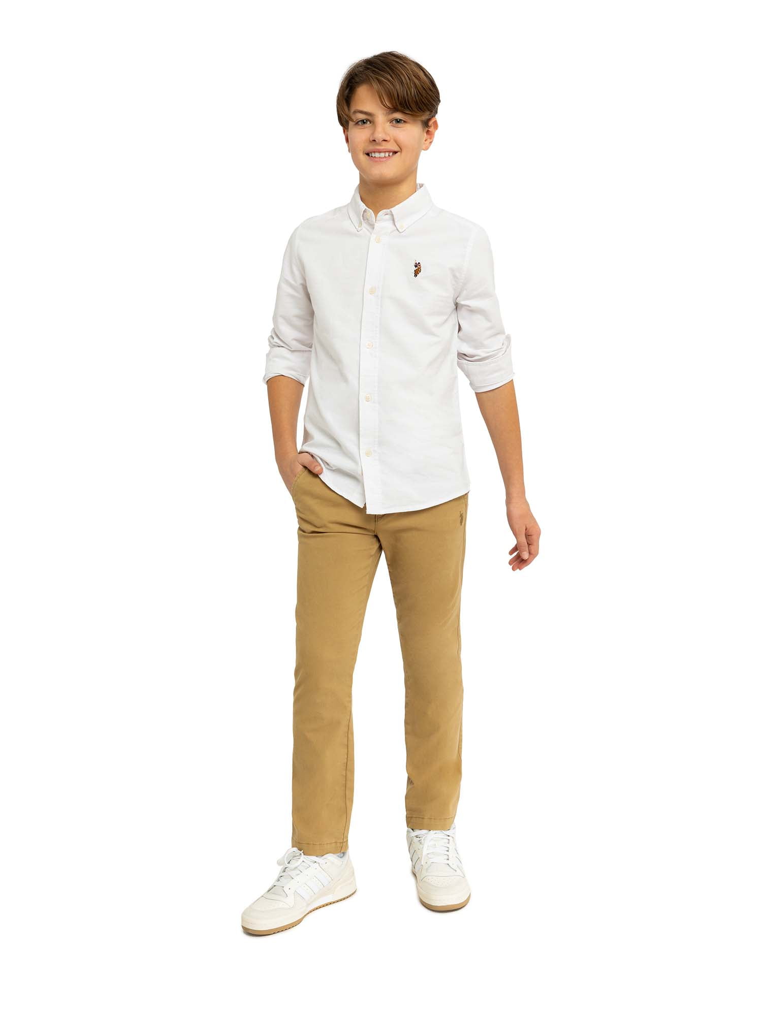 U.S. Polo Assn. Boys Lived in Chino Pant, Sizes 4-18