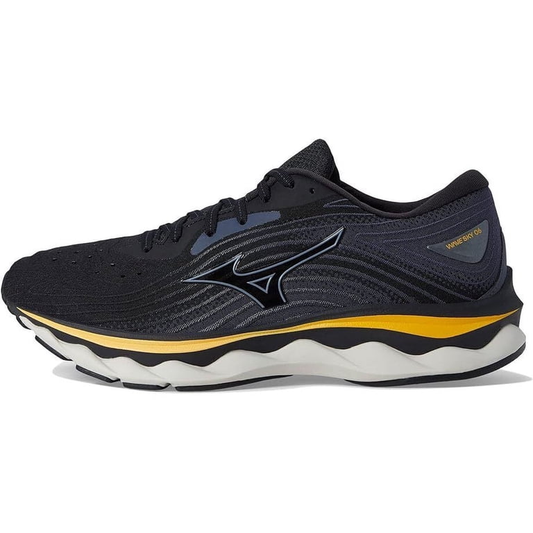 NWOB MIZUNO men\'s mizuno wave sky 6 running shoes in black-tradewinds size 12.5 Mizuno Men main image 2