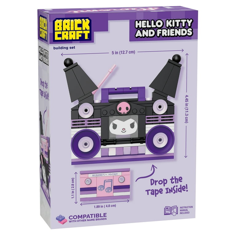 Brickcraft Hello Kitty and Friends Kuromi Boombox Building Kit