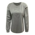 thumbnail image 3 of Gerichy Long Sleeve Shirts for Women Fall Sweatshirts for Women Crewneck Puff Sleeve Tops Fashion Shirts Long Sleeve Shirts for Women, 3 of 4