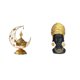 thumbnail image 1 of Juego de quemador árabe con estatua de mujer africana, adorno de resina, soporte de cono de hierro, escultura creativa, decoración artística adecuada, 1 of 8