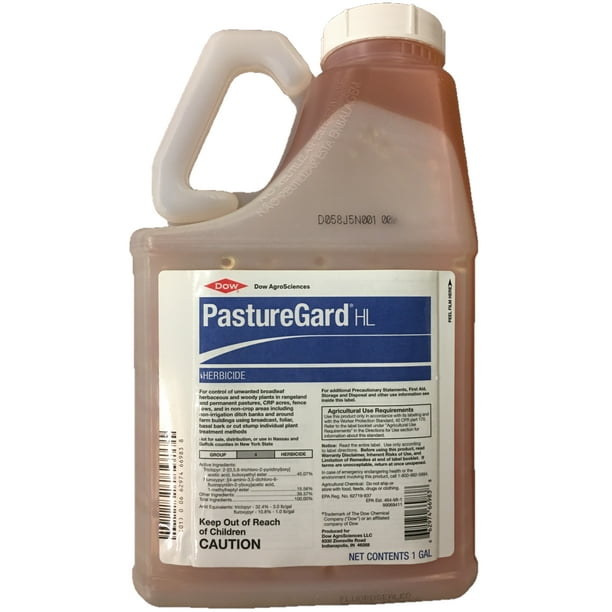 PastureGard HL Herbicide for Broadleaf and Woody Plant Control, 1