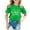 Green, variant on Hwmodou Girls Cotton Kids St. Pt'S Day Print Comfortable Top Boy Girl Spring T-Shirts Casual Holiday,3-9Y