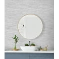 thumbnail image 4 of Stacy Garcia Home Moonstone Grey Grasscloth Peel and Stick Wallpaper, 4 of 8