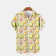 thumbnail image 1 of Blusa y camisa de manga corta con cuello vuelto para hombre, camisa informal de moda para hombre, camisa de manga corta con cuello vuelto, camisa de verano con botones, blusa de poliéster para hombre, 1 of 4