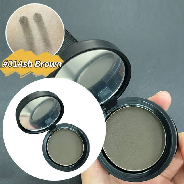 Root Cover Up Enhance Hairline Powder Hairline Shadow Powder 9 Colors Root Up Powder With Root Cover Up For Women & Ment Instantly Conceals Hair Loss, Polyester Hair Care Net