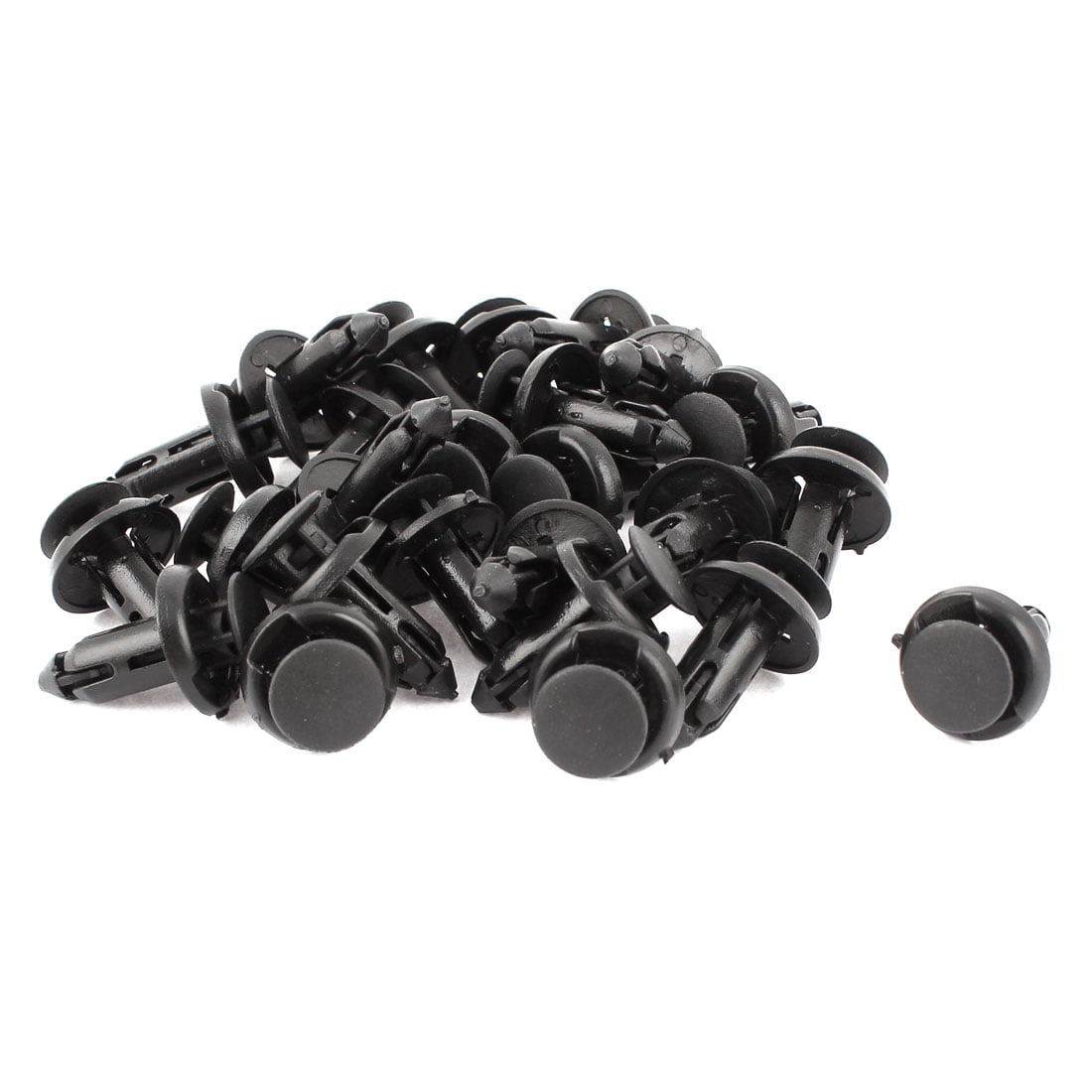 uxcell Plastic Rivets Push in Type Fastener Clips 6.5mm Hole Dia 50pcs Black uxcell Plastic Rivets Push in Type Fastener Clips 6.5mm Hole Dia 50pcs Black