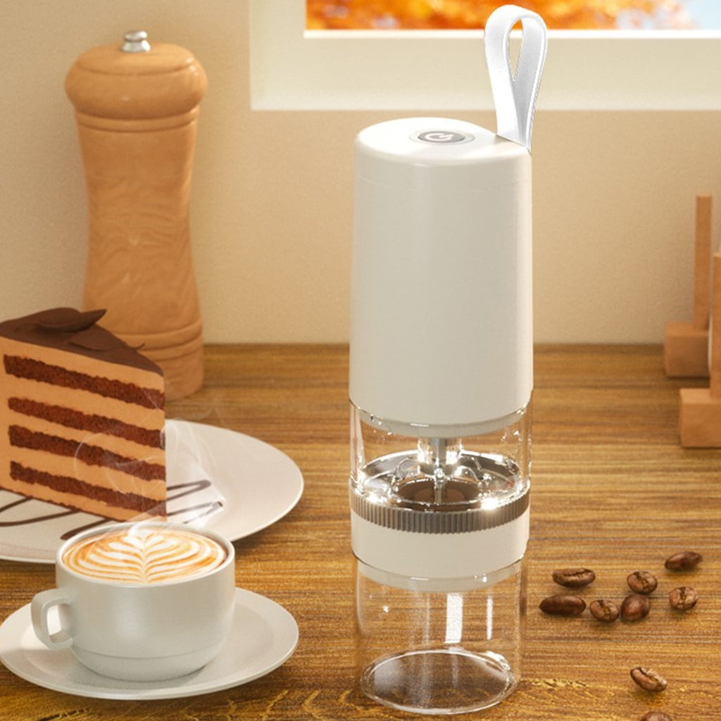 Electric Coffee Grinder Adjustable Burr Mill Coffee Mill Portable Grinder for Outdoor and Indoor