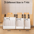 thumbnail image 6 of 3 Pack Pull Out Cabinet Organizer, 15.7"Deep Pull Out Drawers for Cabinets, Slide Out Drawers for Kitchen Cabinets, Bathroom Cabinet Organizer, Pantry, Cabinet Roll Out Drawers Shelf Storage, 6 of 6