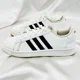 thumbnail image 1 of Adi - das Grand Court White Black Men's Sz 5 Shoes Sneakers EF0103, 1 of 6
