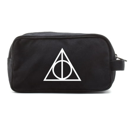 Harry Potter Deathly Hallows Logo Toiletry Bag Cosmetics Travel Kit Makeup