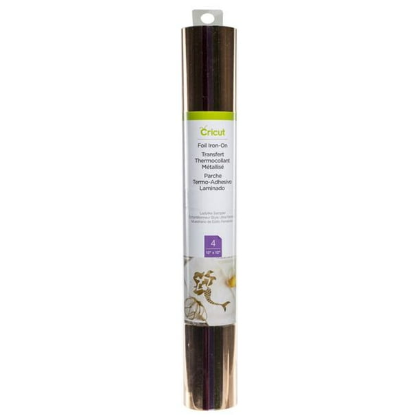 Cricut Foil Iron-On, 4 Sheets 12"X12", Ladylike Sampler - Walmart.com