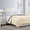 Ivory/Taupe, variant on Bibb Home 2-Tone Reversible Down Alternative Comforter - 4 Colors - Navy/Aqua - Full/Queen