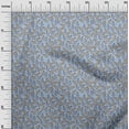 thumbnail image 4 of oneOone Tissu Popeline de Coton Imprimé Feuilles 42 Pouces de Large, 4 of 4