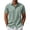 Green, variant on Aobny Jacquard T-Shirts for Men Plain Button Down Polos Big & Tall Collared Short Sleeve Shirt for Men,Green,L