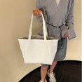 thumbnail image 4 of Hsqqdc Large Canvas Tote Bag, Lightweight Star Spot Shoulder Handbag for Work Travel, 4 of 7