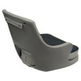 thumbnail image 4 of Wise 8WD015-3-660 Standard Compact Pilot Chair with Cushions and Mounting Plate, Grey / Navy, 4 of 7