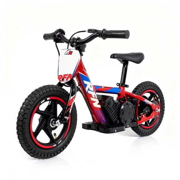 RFN DNA 12 Electric Dirt Bike for Toddlers & Kids, 24V 170W Peak, Kids Balance Bike, 2.6Ah Removable Battery, 8 MPH Max Speed, Ages 3-6