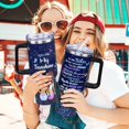 thumbnail image 2 of Sister Gifts from Sisters - 40 oz Stainless Steel Tumbler with Handle and Straw - Gifts for Best Friend - Work Friendship Gifts for Women - Funny gifts for Sis on Mother''s Day, Birthday, Christmas, 2 of 5