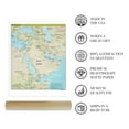 thumbnail image 3 of HISTORIX 2021 Middle East Map Poster Wall Art Print, 24 x 30 Inch, 3 of 7
