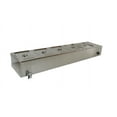 thumbnail image 7 of TECHTONGDA Buffet Food Warmer Bain Marie Canteen Steam Heater 5-Pan 6"deep, 7 of 7