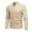 #Beige, variant on DPTALR George Men's Casual Fashion Solid Zipper Pullover Long Sleeve Sweater with Shoulder Cuff Design,Beige Big and Tall Men XXL