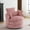 Pink-Only Chair, variant on Ktaxon Swivel Corduroy Round Chair, 360-Degree Rotation Accent Chair, Double Layer Cushion Sofa with Lumbar Pillow, Ideal for Home Office Gray