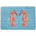 thumbnail image 1 of Betsy Drake DM100B Coral Seahorses Door Mat - 18 x 26 in., 1 of 1