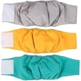 thumbnail image 1 of Male Dog Diapers (pack Of 3) - Cloth Diapers For Dogs, 1 of 5