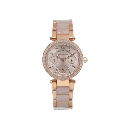 Michael Kors Parker Mini Multi-Function Rose Dial Quartz Ladies Watch MK6110