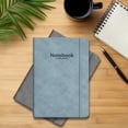thumbnail image 5 of A5 Thickened Softcover Sewn Notebook, Wear Resistant Smooth Writing Journal, Multi Color Portable Leather Pocket Book With Button (Multicolor, 21*14.5*1.2CM), 5 of 9