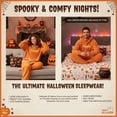 thumbnail image 6 of Halloween Pumpkin Onesie for Adult, Halloween Decoration Oversized Hooded Pumpkin Pajamas Coral Fleece Soft Warm Loungewear, 6 of 7