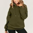 thumbnail image 6 of STETMN Oversized Hoodie Sweatshirt for Women Drop Shoulder Plain Shirt Casual Loose Cozy Pullover Top, 6 of 7