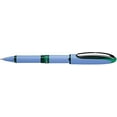 thumbnail image 4 of Schneider One Hybrid N Rollerball Pen, 0.5 mm Hybrid Needle Tip, Light Blue Barrel, Green Ink, Box of 10 Pens (183504), 4 of 7