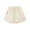 Beige, variant on EnJoCho Kids Baby Girls Short Leggings Toddler Girls Solid Color Shorts Drawstring Cotton Sports Shorts with Pockets Summer Outdoor Play Clothes