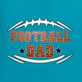 thumbnail image 2 of Wild Bobby, Football Dad, Sports, Men Graphic Tee, Light Turquoise, Small, 2 of 4