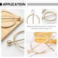 thumbnail image 4 of MasteelfCA 5pcs Alloy Delicate Clasp Scarf Buckle Clothes Decor Silk Scarf Holder Clamp, 4 of 7