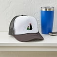 thumbnail image 3 of CafePress - Santa Cat & Mouse - Adjustable Unisex Printed Trucker Hat with Mesh Back, 3 of 8