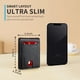 thumbnail image 4 of Cartera RUNBOX Slim de piel con bloqueo RFID para hombre, color negro, 4 of 6