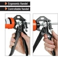thumbnail image 5 of Bates- Caulking Gun, 12:1 Thrust Ratio, Black & Orange, Caulking Tool Gun, Caulk Gun No Drip, Hand Caulking Guns, Silicone Gun, 5 of 7