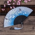 thumbnail image 6 of Hot New Stylish Hand Fan Cherry Blossom Fans for Garden Parties for Summer Occasions Handmade Japanese Style Fan, 2#, Cherry Blossom Hand Fan, Japanese Summer Fan, Garden Party Hand Fan, 6 of 6